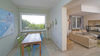 Renovated three-room apartment with private garden and lake view in Soiano del Lago