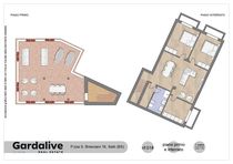 Detached villa with garden and terrace overlooking the lake, in an exclusive setting with swimming pool and tennis court, for sale in San Felice del Benaco