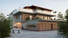Three-room apartment with wide private terrace in new residence with pool in Salò for Sale