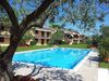 Two-room ground floor apartment in residence with swimming pool for sale in San Felice del Benaco