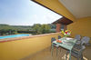 Three-room apartment with terrace in residence with swimming pool for sale in Portese