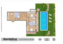 Prestigious detached villa in a panoramic location, with exclusive infinity pool, for sale in Villanuova sul Clisi