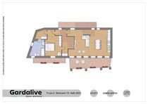 Historic 16th-century building with spectacular lake view, completely renovated, in the heart of the historic centre of Morgnaga for Sale