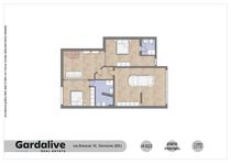 Sirmione, elegant four-room flat on the ground floor with private garden for sale