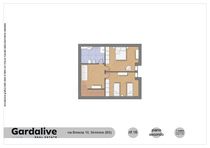 Sirmione, Colombare. Prestigious four-room apartment with huge terrace and lake view 