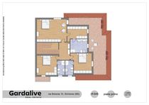 Sirmione, Colombare. Semi-detached villa with private garden for sale