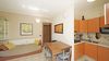 Three-room apartment with private garden, porch and garage